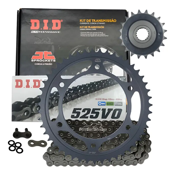 Kit Relação Premium Did Jt Bmw F 800 R de 2009 até 2018 10,5mm