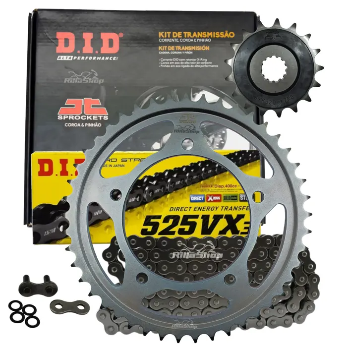 Kit Relação Premium Did Jt Suzuki Gsx R 750 Srad de 2006 até 2013