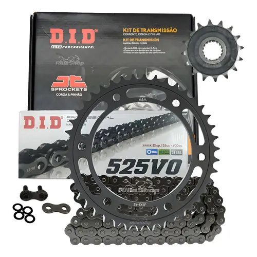 Kit Relação Premium Did Jt 525 V0 116 L 42/16 Bmw F 800 Gs 2007 até 2018 Gs Adventure 2013 até 2018 10,5mm