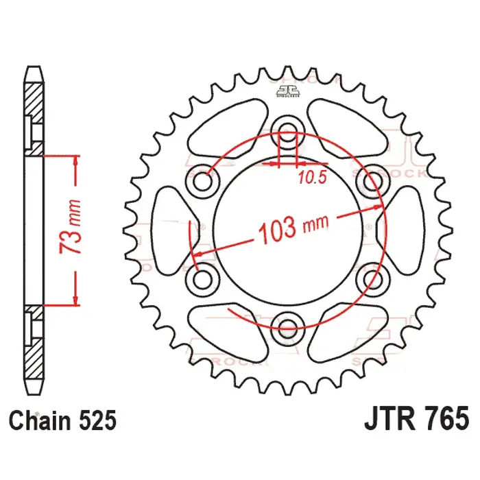 Kit Relação Premium Did Jt Ducati Multistrada 937 V2 V2 S de 2022 e 2023 950 de 2017 até 2020 950 S de 2019 até 2021