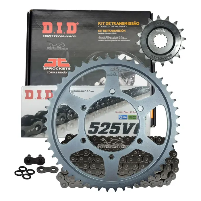 Kit Relação Premium Did Jt Triumph Tiger 800 de 2011 até 2020