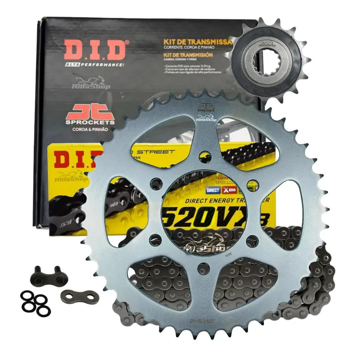 Kit Relação Premium Did Jt Kawasaki Z 800 de 2013 até 2016