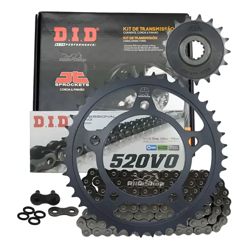 Kit Relação Premium Did Jt 520 V0 114 L 43/17 Honda Nc 750 X 2014 a 2020