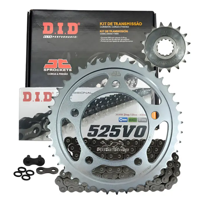 Kit Relação Premium Did Jt Honda Cb 600 Hornet de 2008 até 2014 Cbr 600 de 2011 até 2014