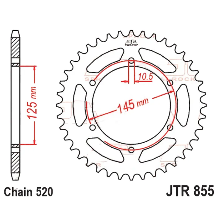 Kit Relação Premium Did Jt Yamaha Z Ténéré de 2008 até 2017 Xt 660 R de 2004 até 2018 X Supermotard de 2004 até 2017