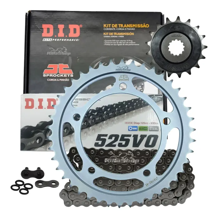 Kit Relação Premium Did Jt 525 V0 112 L 42/17 Suzuki Gsr 750 11/16 Gsr 750 Z 16/17 Gsx R 750 Srad 00/03 Gsx S 750 15/16 Gsx