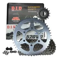 Kit Relação Premium Did Jt Kawasaki Er6n de 2009 até 2017 Er6f Ninja de 2006 até 2017 Z 650 de 2018 até 2024 Versys 650 de 2010 até 2025 - imagem 1