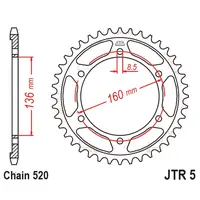 Kit Relação Premium Did Jt Bmw F 650 de 1994 até 2000 Dakar de 1999 até 2006 F 650 Gs de 1999 até 2007 G 650 Gs de 2011 até 2015 Sertão de 2012 e 2013 - imagem 6