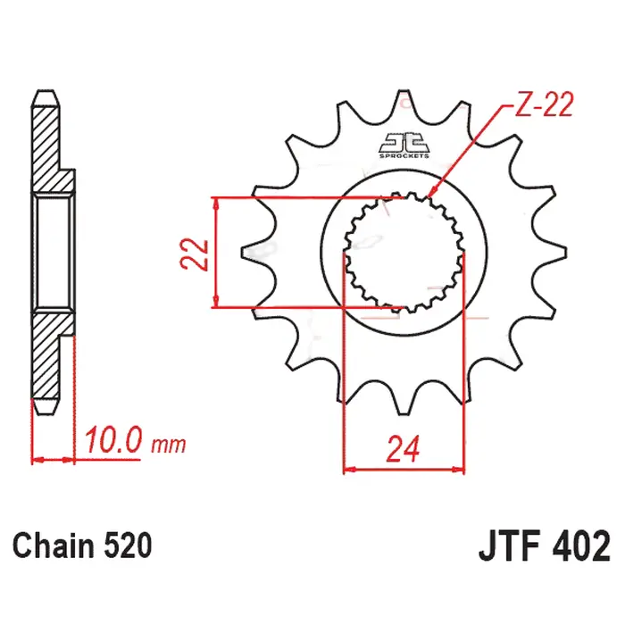 Kit Relação Premium Did Jt Bmw F 650 de 1994 até 2000 Dakar de 1999 até 2006 F 650 Gs de 1999 até 2007 G 650 Gs de 2011 até 2015 Sertão de 2012 e 2013