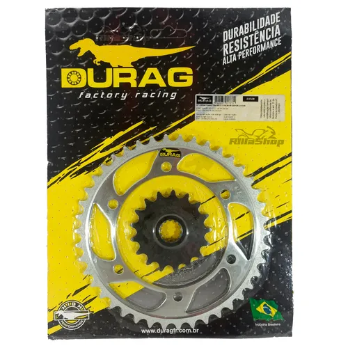 Kit Coroa e Pinhão Durag 525 42/17 Yamaha Tdm 850 1996 até 1998