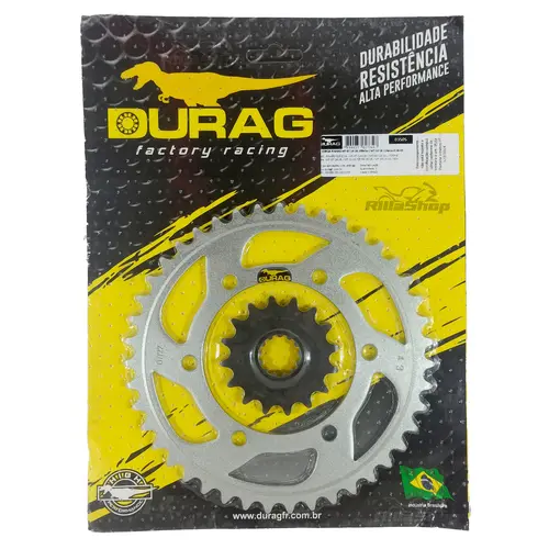 Kit Coroa e Pinhão Durag 525 43/16 Mt 07 2014 até 2024 Mt 10 2015 até 2024