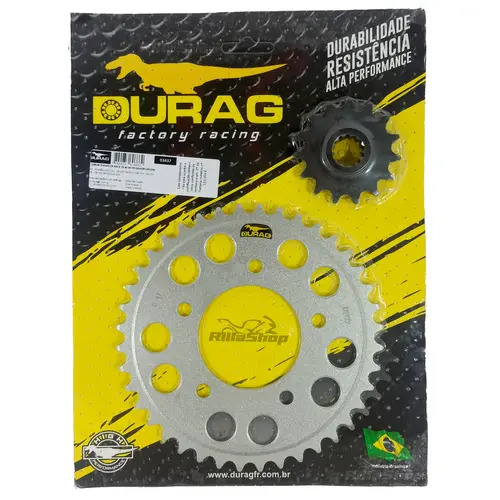 Kit Coroa e Pinhão Durag 525 40/15 Honda Cb 500 1994 até 2005