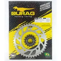 Kit Coroa e Pinhão Durag Passo 525 Coroa 42 e Pinhão 15 para Honda Cb 650 Cbr 650 de 2014 até 2023 - imagem 1