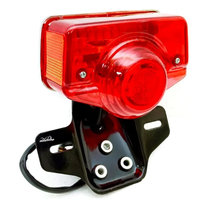 Lanterna Traseira com Suporte CG Bolinha 1977 a 1982