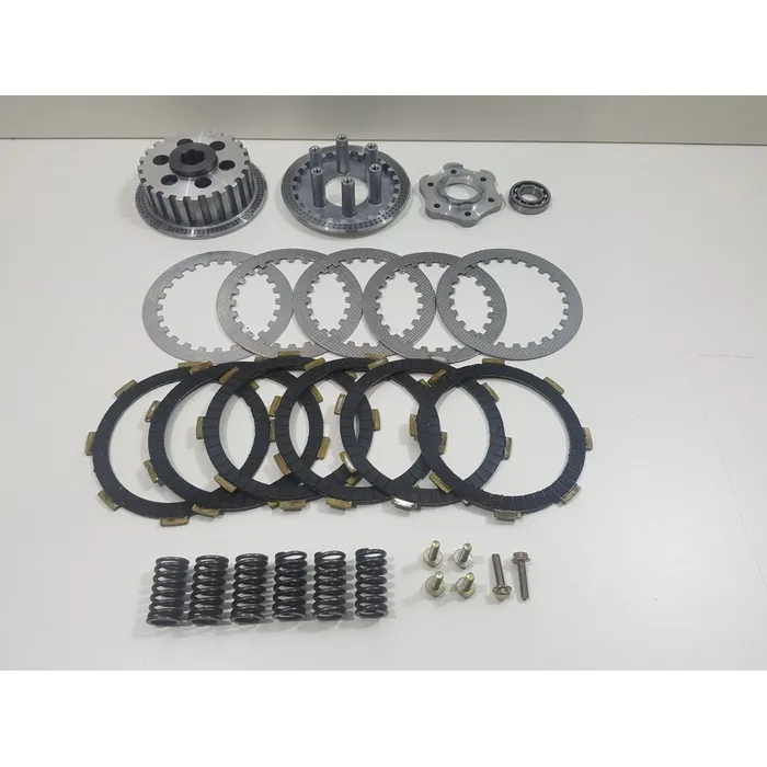 Kit Embreagem Aço Cbx 200 Xr 200 Nx 200 6 Discos 6 Molas