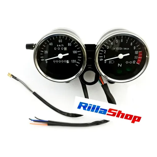 Painel Adaptável Completo com Suporte de Ignição Honda CG ML 125 de 1977 até 1982
