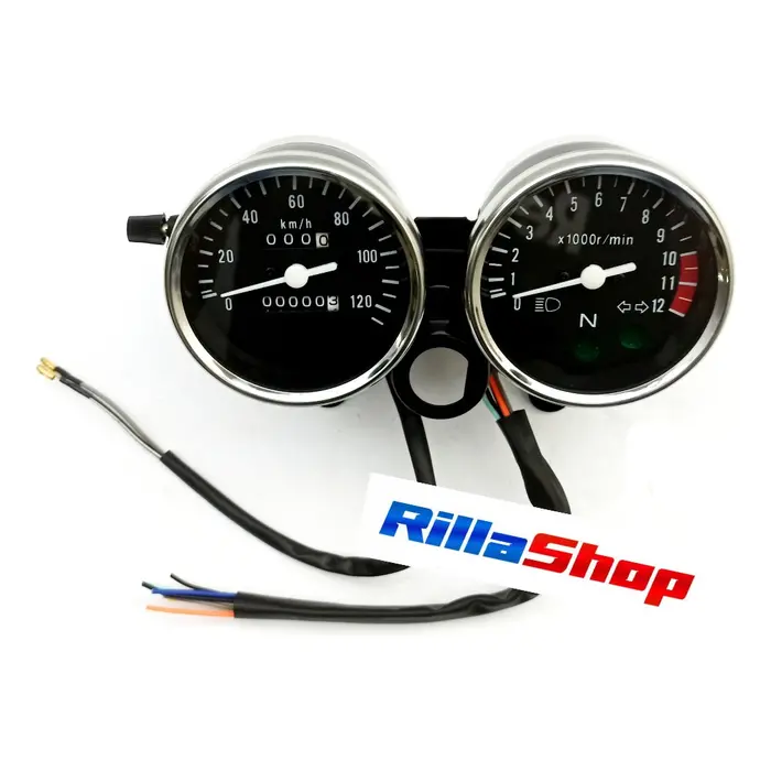 Painel Adaptável Completo com Suporte de Ignição Honda CG ML 125 1977 a 1982