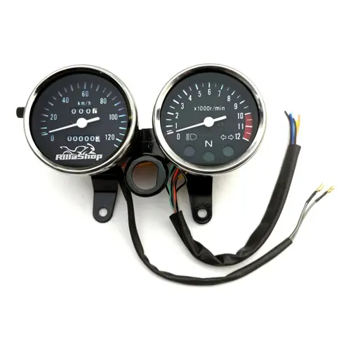 Painel Adaptável Completo com Suporte de Ignição Honda CG ML 125 de 1977 até 1982