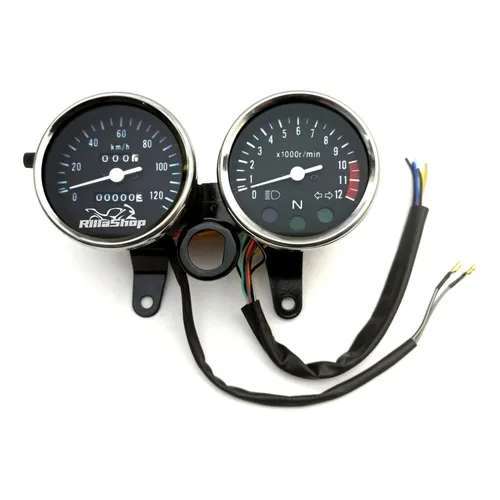 Painel Adaptável Completo com Suporte de Ignição Honda CG ML 125 de 1977 até 1982