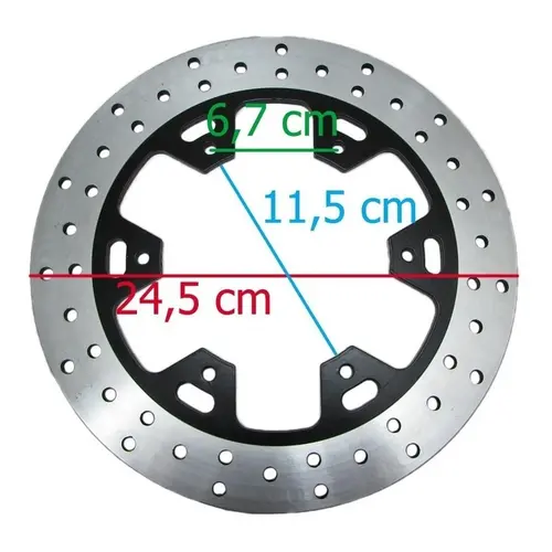 Disco De Freio Traseiro Xtz 750 Super Ténéré Mod Original