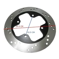 Disco Freio Tras Triumph Bonneville 09/16 Scrambler900 04/15 - imagem 2