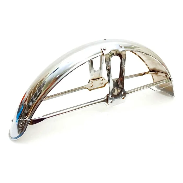 Paralama Dianteiro Cromado Honda Cg Ml 125 77/82 Mod Orig Dianteira Direita