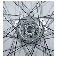 Roda Dianteira Completa Montada Cg 125 83/89 Modelo Original Cromado - imagem 3