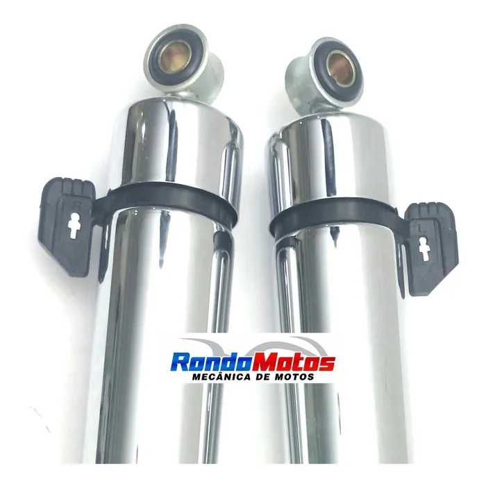 Amortecedor Par Traseiro Cromado Honda Dream Modelo Original