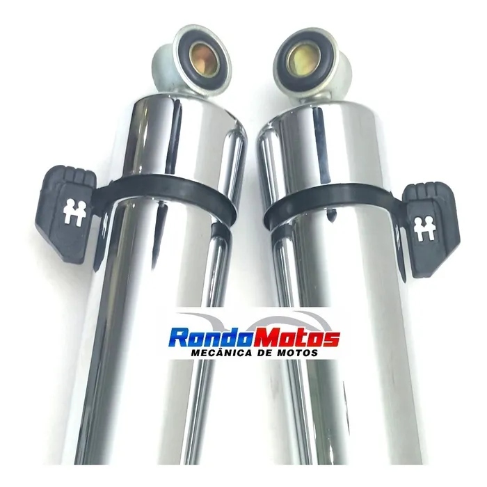 Amortecedor Par Traseiro Cromado Honda Dream Modelo Original