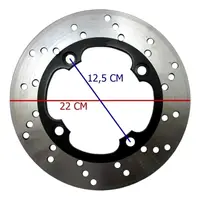 Disco De Freio Traseiro Honda Cb 600 Hornet 04/06 Carburada - imagem 2