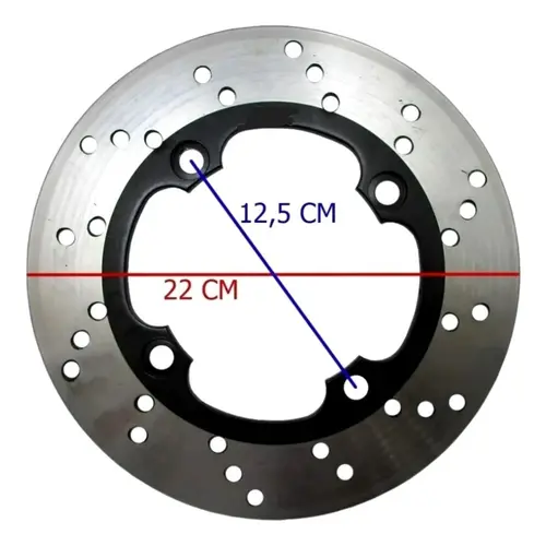 Disco De Freio Traseiro Honda Cb 600 Hornet 04/06 Carburada
