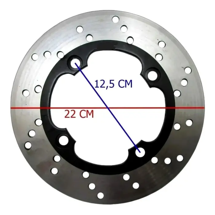 Disco De Freio Traseiro Honda Cb 600 Hornet 04/06 Carburada