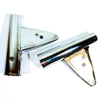 Par Suporte Cromado Farol Pisca Cg Ml Turuna 125 1977 até 1982 - imagem 2