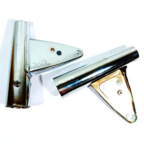 Par Suporte Cromado Farol Pisca Cg Ml Turuna 125 1977 até 1982