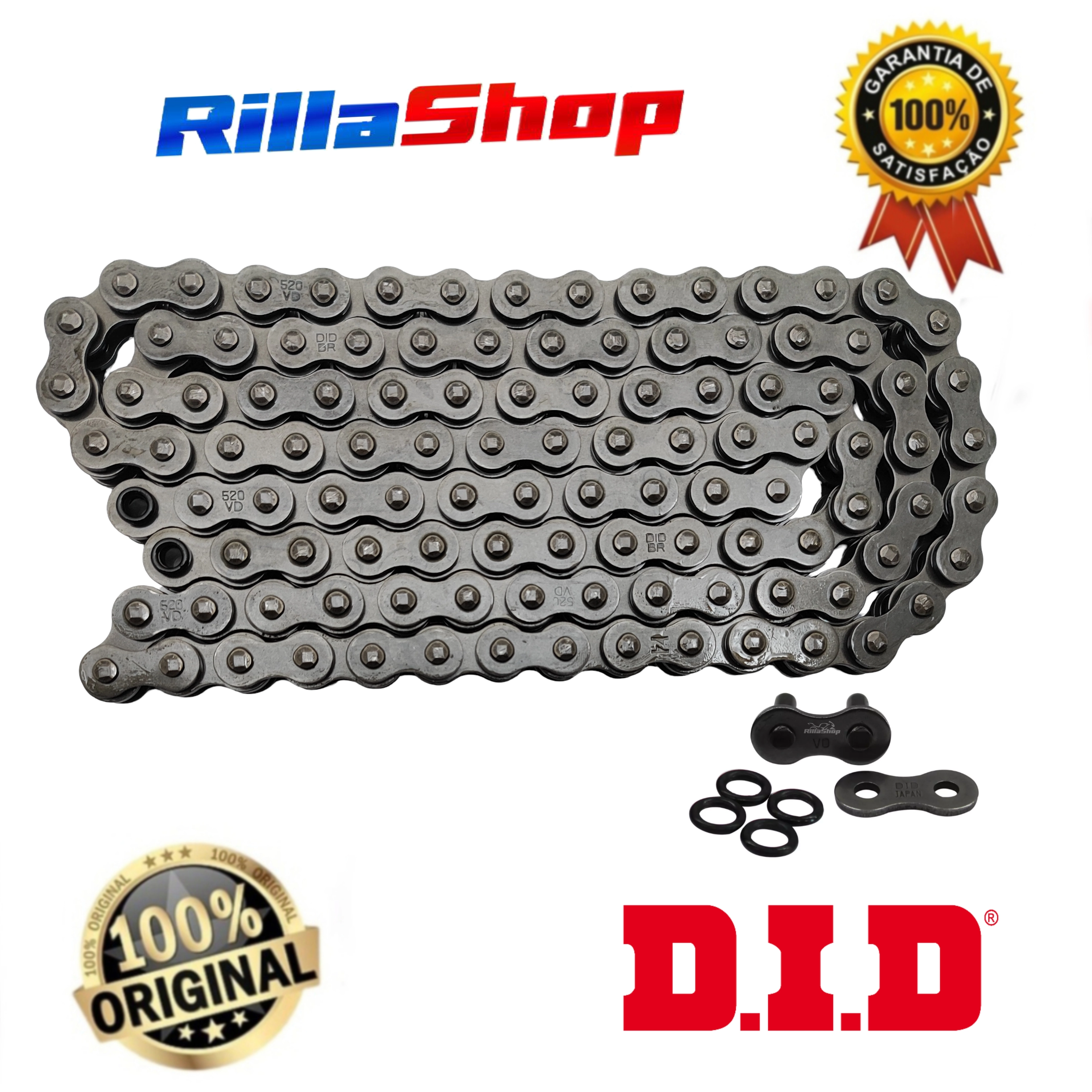 Corrente de Transmissão com Retentor DID Vd Passo 520