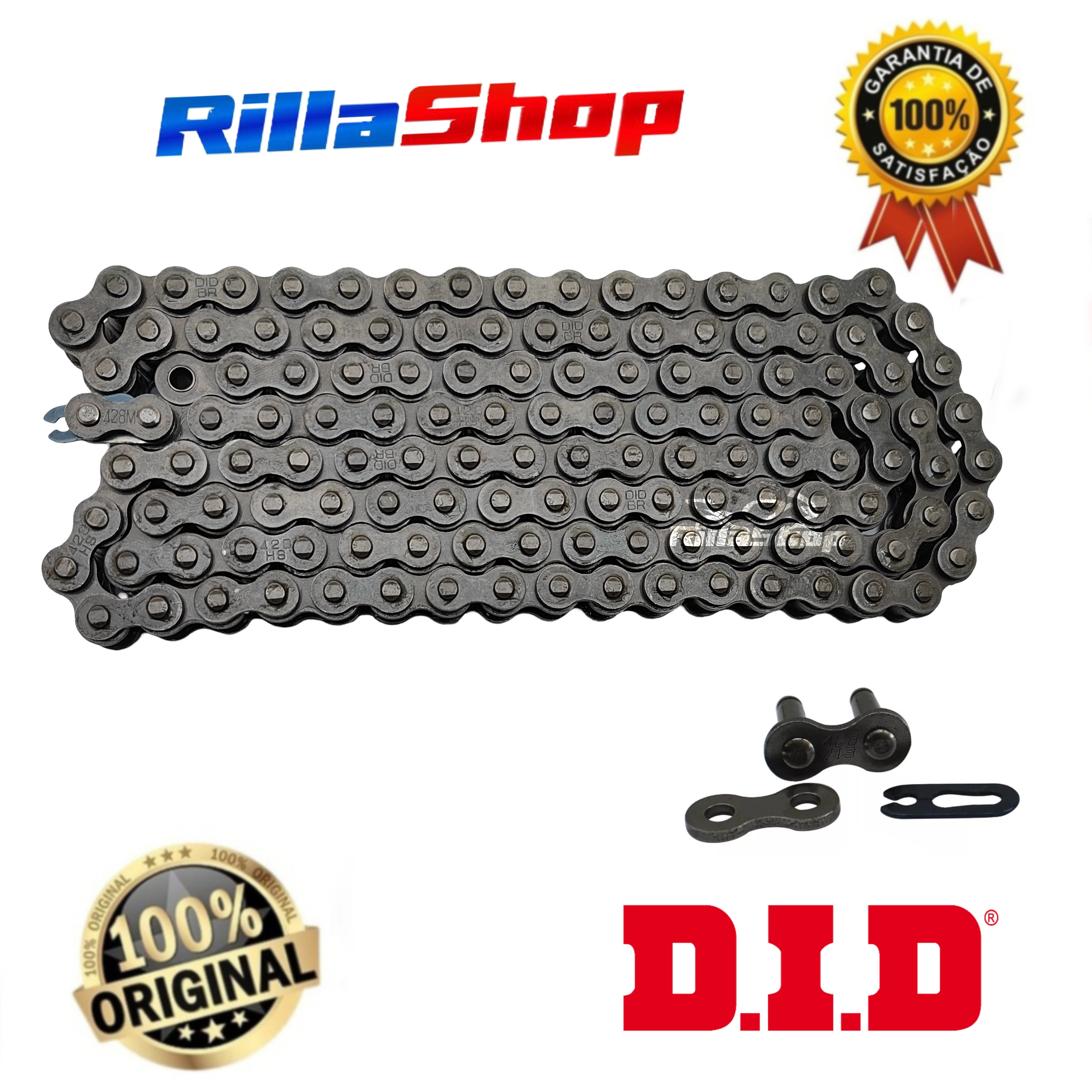 Corrente de Transmissão com Retentor DID Hs Passo 428