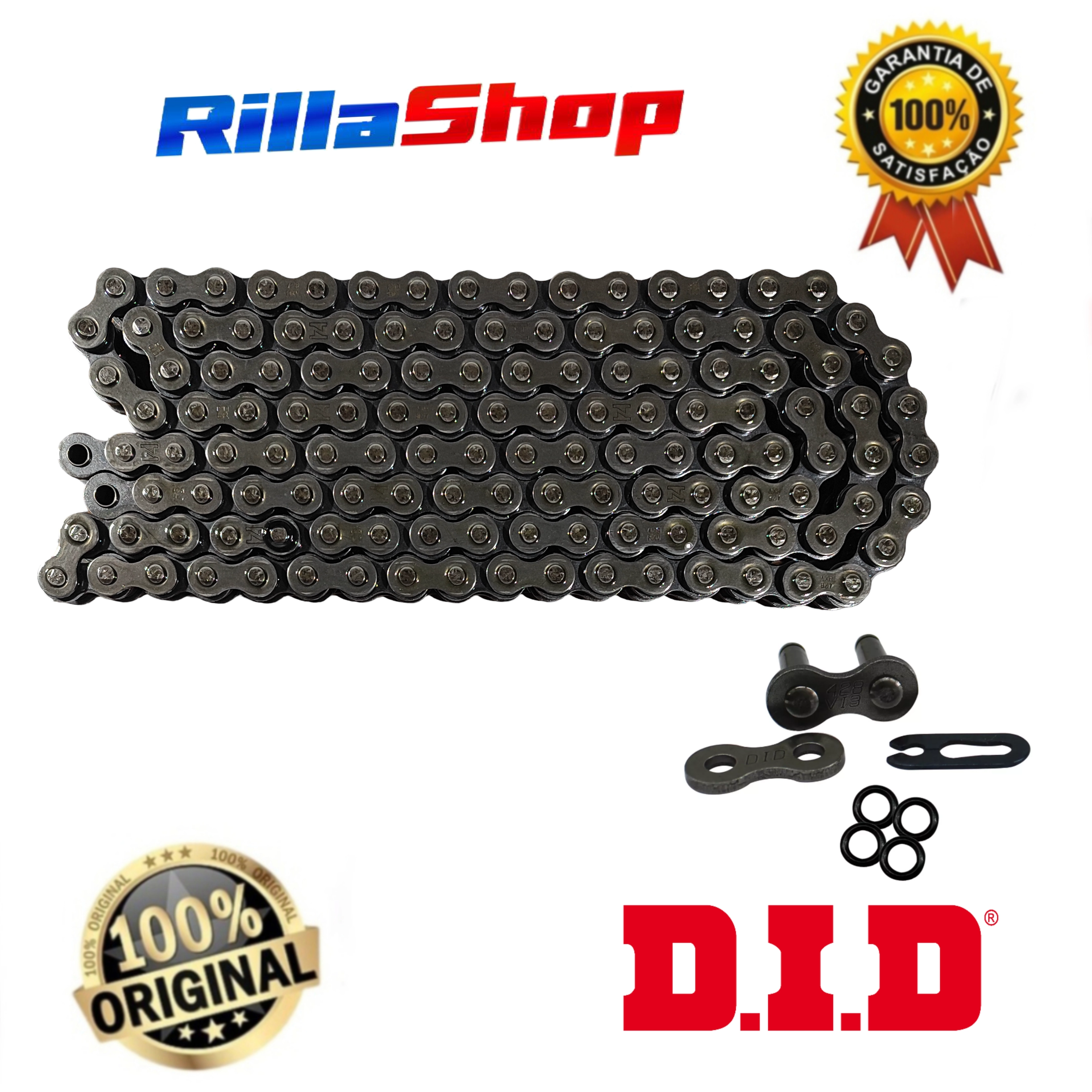 Corrente de Transmissão com Retentor DID Hxv Passo 428