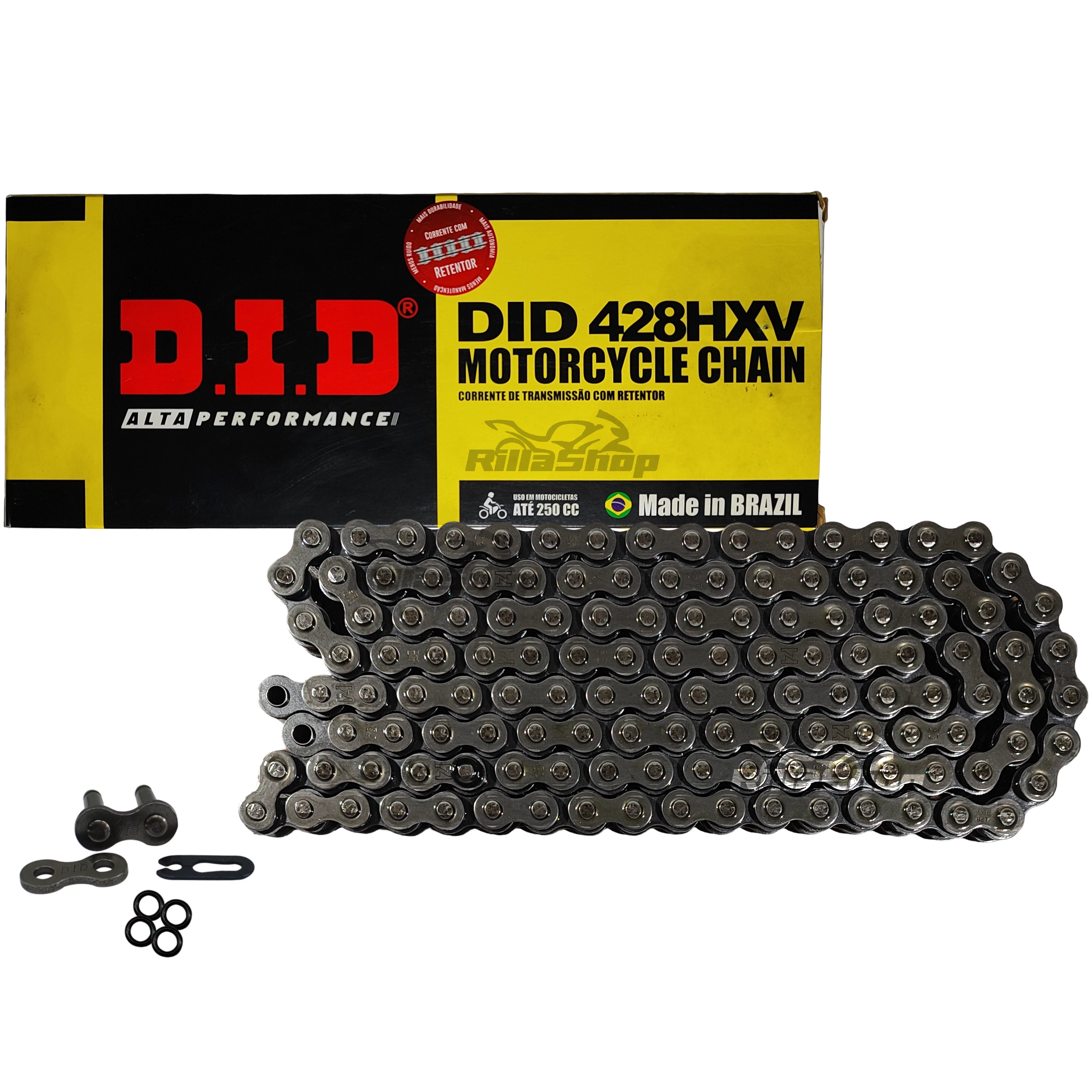 Corrente de Transmissão com Retentor DID Hxv Passo 428