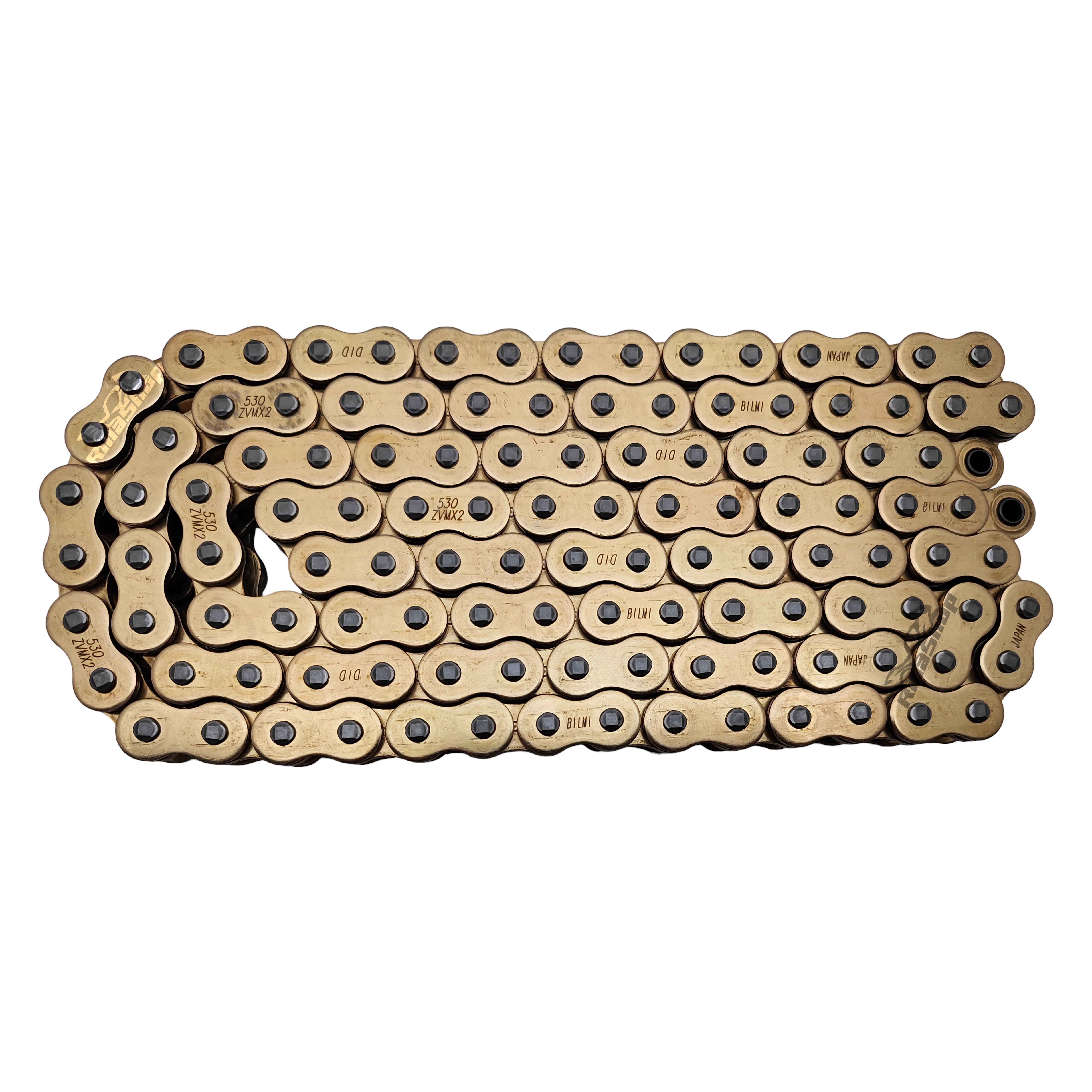 Corrente de Transmissão Dourada com Retentor DID ZVM-X2 Passo 530 120 Elos