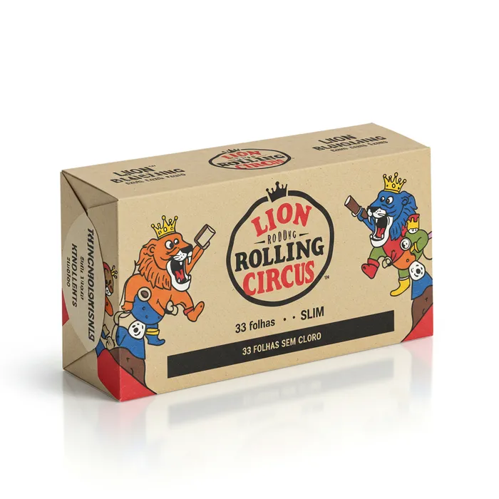 Seda Lion Rolling Circus King Size Slim – Livre de Cloro