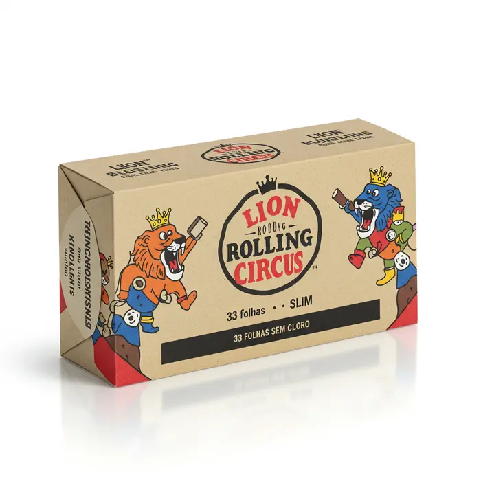 Seda Lion Rolling Circus King Size Slim – Livre de Cloro
