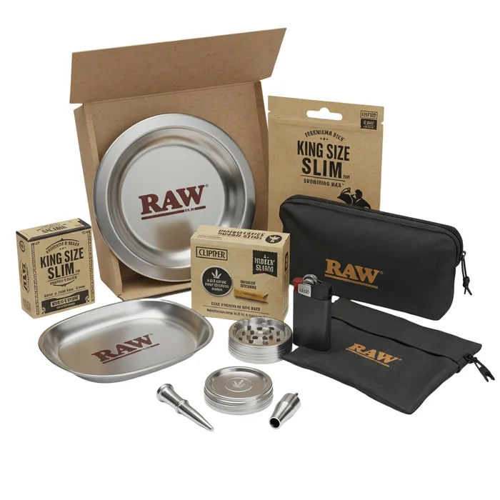 Kit Tabacaria Completo Raw – Edição Presente Luxo