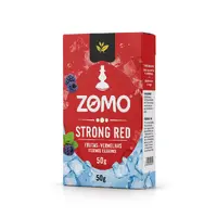Essência para Narguilé Zomo Strong Red 50g – Frutas Vermelhas Ice - imagem 2