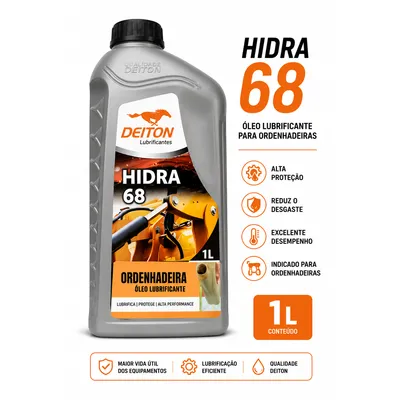 Óleo para ordenhadeira hidráulico 68 deiton - 1 litro