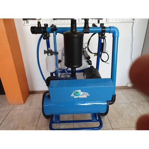 Carrinho para ordenhadeira com 4 entradas para conjuntos