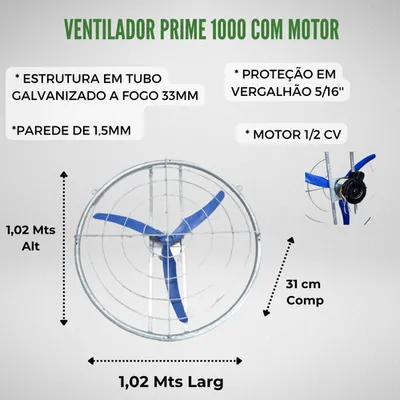 Ventilador industrial para sala de ordenha/vacas/gado