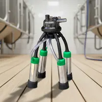 Kit aranha ordenha coletor 350ml em plástico ponteira verde - imagem 2