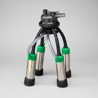 Kit aranha ordenha coletor 350ml em plástico ponteira verde - imagem 4