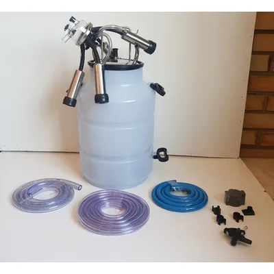 UNI. DE ORDENHA GMZ COM TETEIRAS PRIME, PULSADOR NA LINHA E COM TARRO ( ANTIGO 2945 )