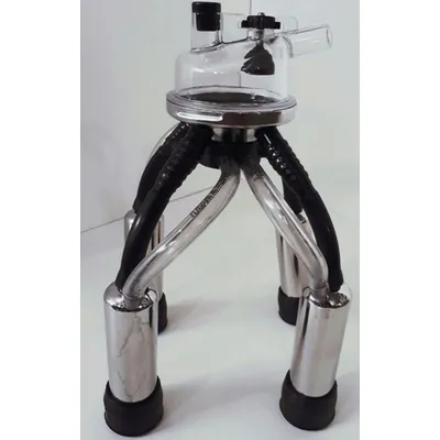 UNIDADE DE ORDENHA COM TAMPA INOX DE 1 SAÍDA, PULSADOR GMZ NA TAMPA E SEM TARRO ( ANTIGO 397 )